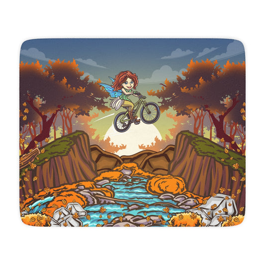 Forest Fairy - Tan Sherpa Blanket