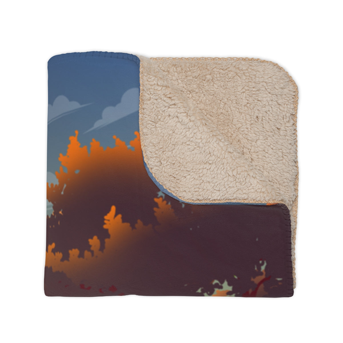 Forest Fairy - Tan Sherpa Blanket