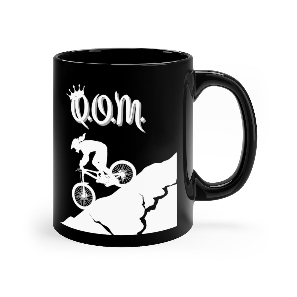 QOM - Queen of the Mountain - 11oz Black Mug