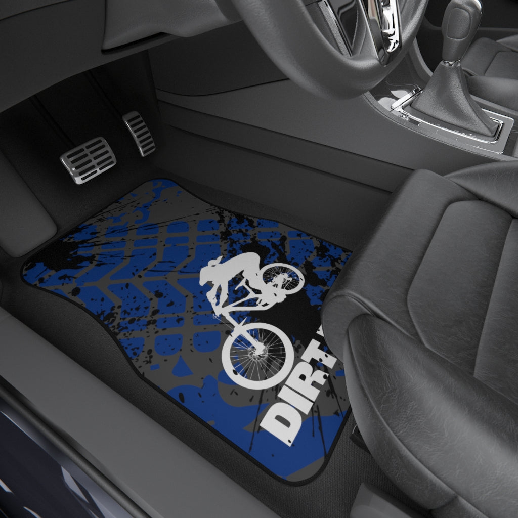 Dirt Diva - Car Mats - Royal Blue - Set of 2 Front Mats - Car - Truck - SUV