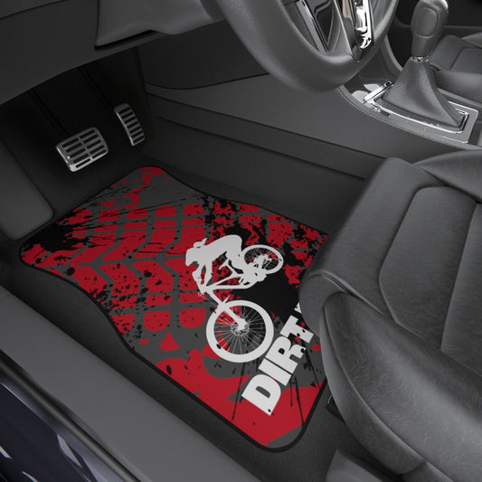 Dirt Diva - Car Mats - Red - Set of 2 Front Mats - Car - Truck - SUV