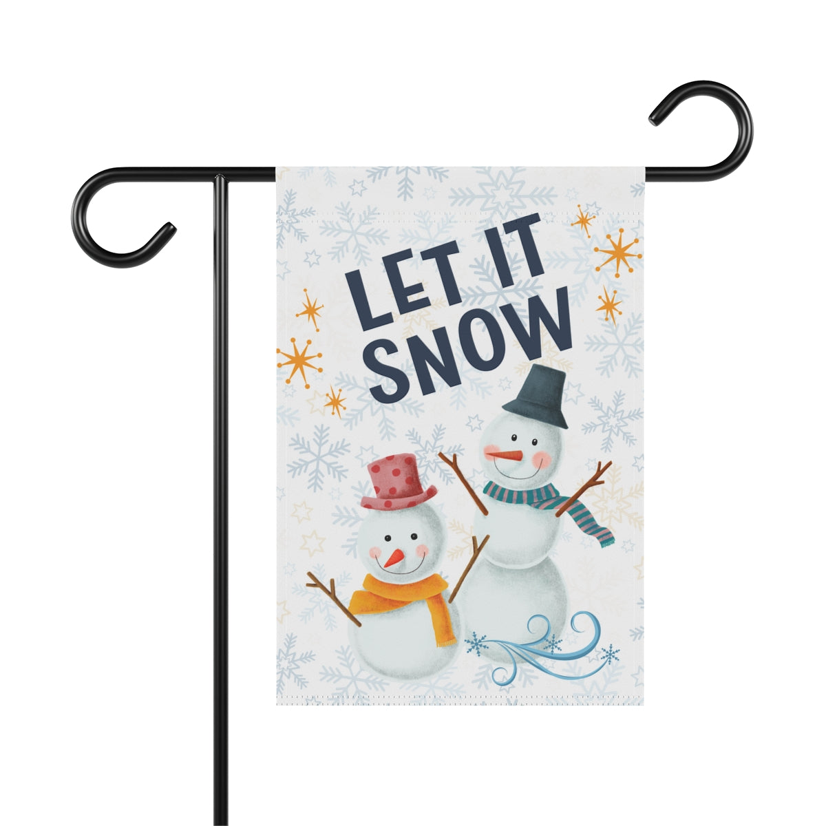 Cool Let it Snow - Small 12" X 18" Holiday Banner Flag