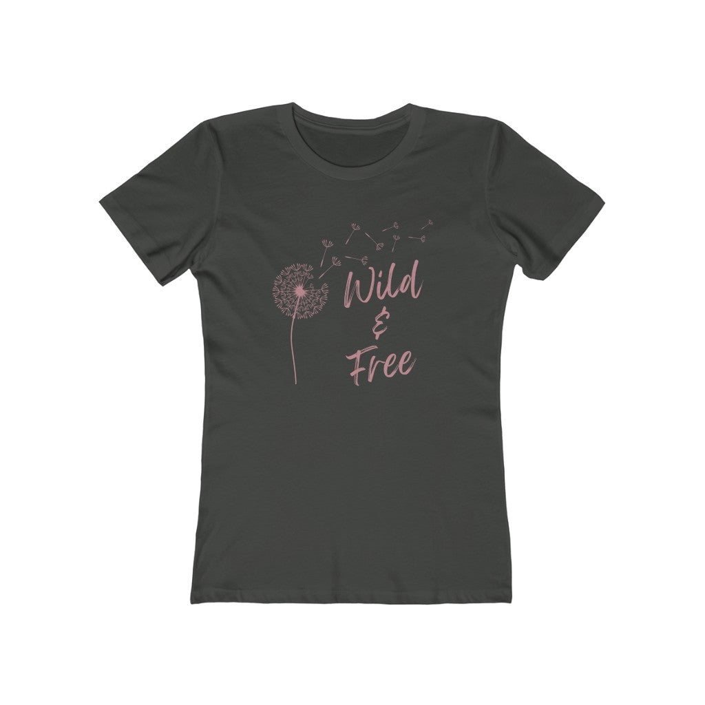 Wild and Free Dandelion - Women's The Boyfriend Tee
