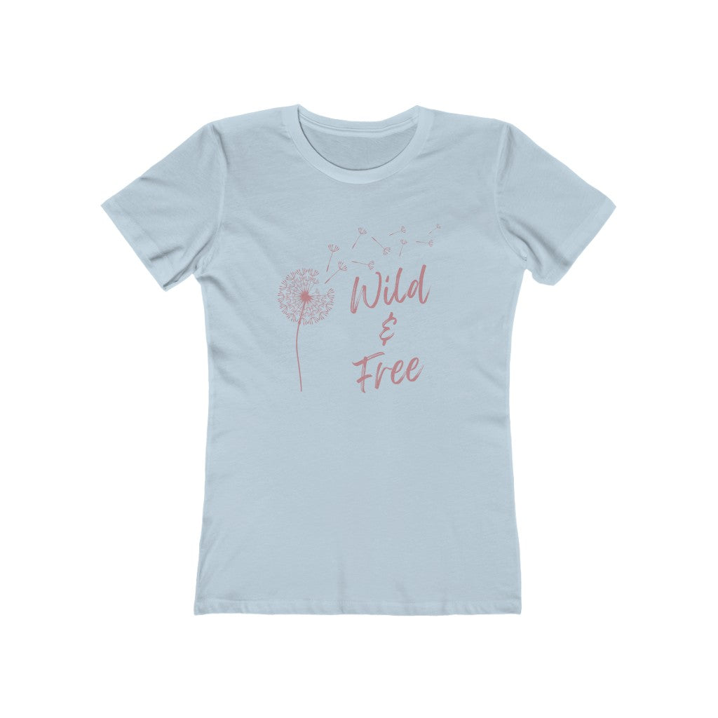 Wild and Free Dandelion - Women's The Boyfriend Tee