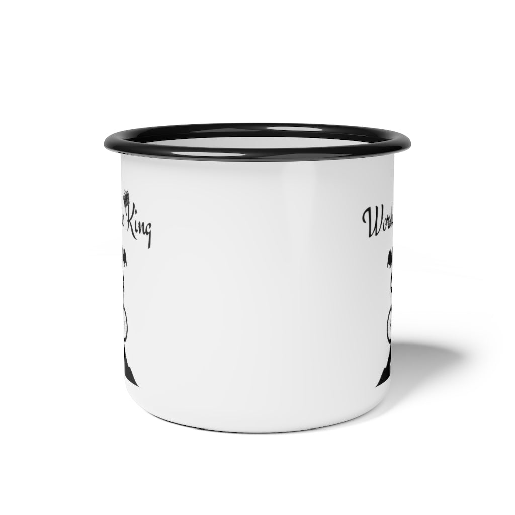 Worship the King - KOM - Enamel Camp Cup