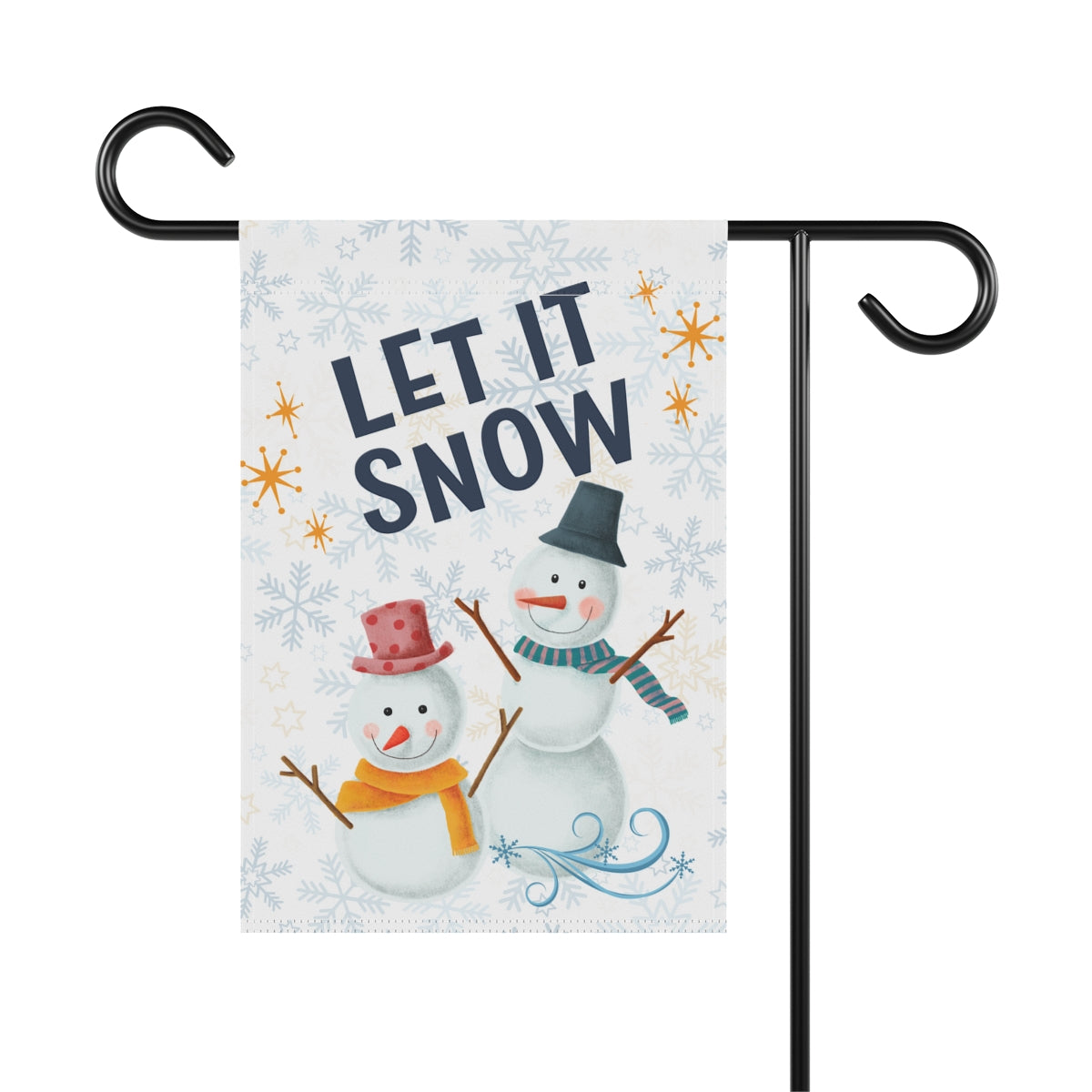 Cool Let it Snow - Small 12" X 18" Holiday Banner Flag