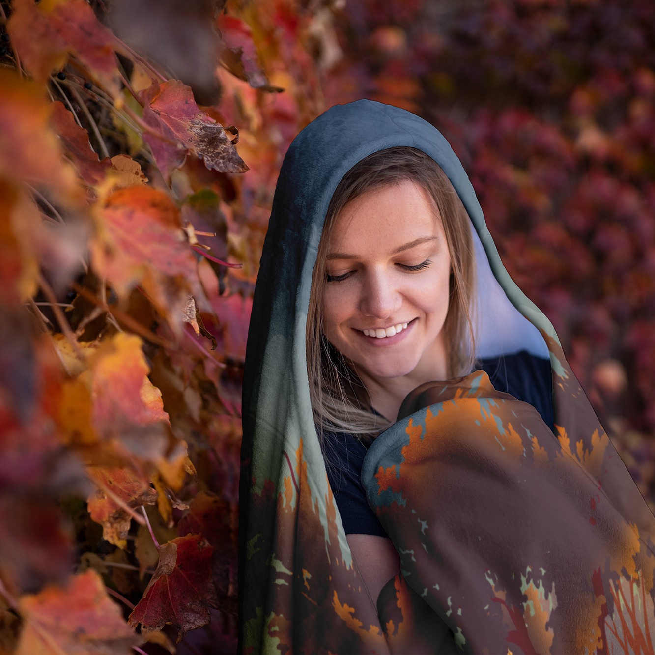 Forest Fairy Hooded Blanket