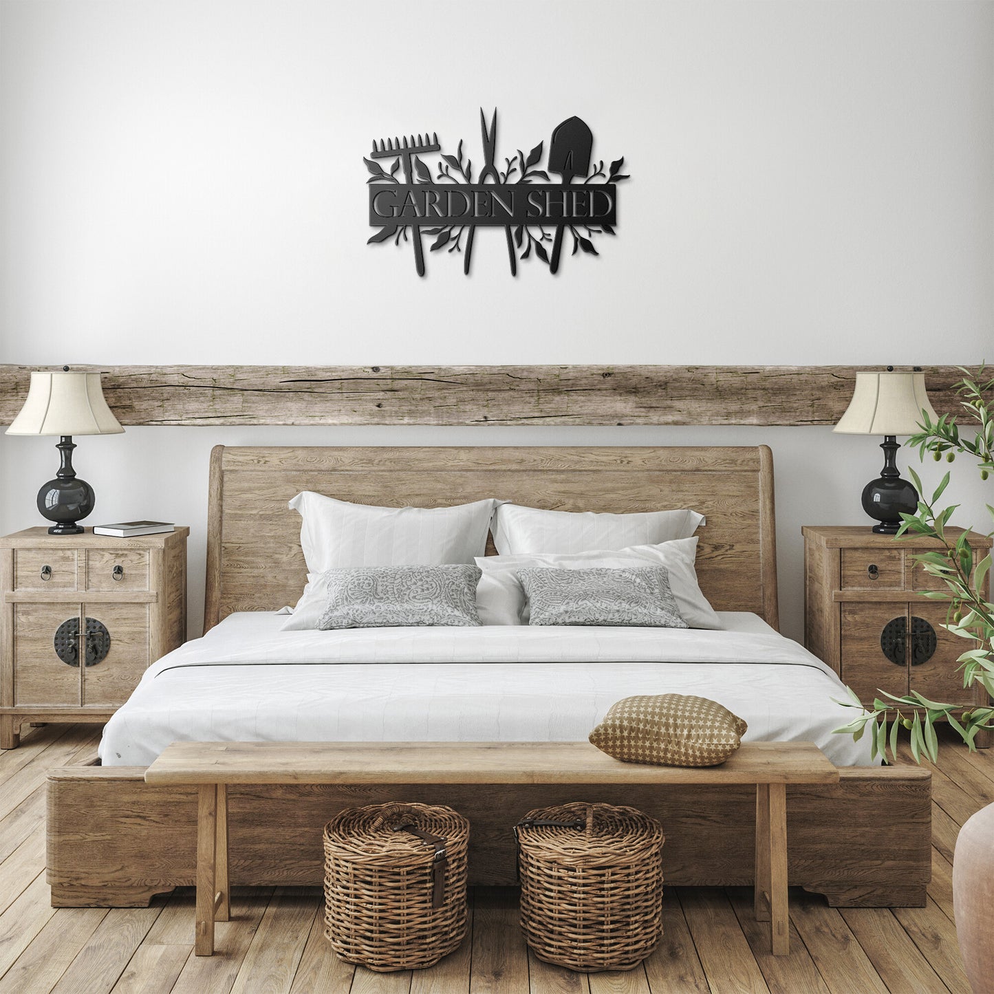 Garden Shed Die Cut Metal Sign Wall Art
