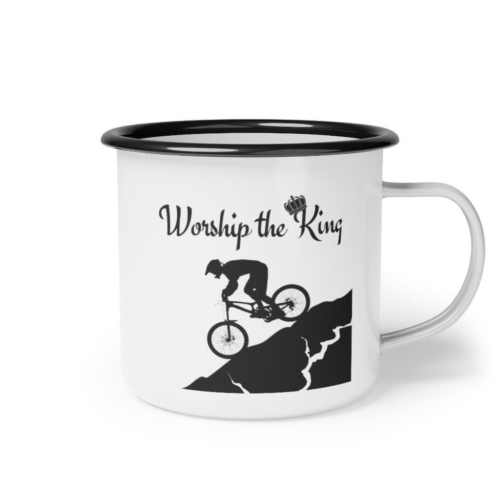 Worship the King - KOM - Enamel Camp Cup