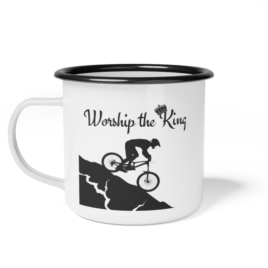 Worship the King - KOM - Enamel Camp Cup