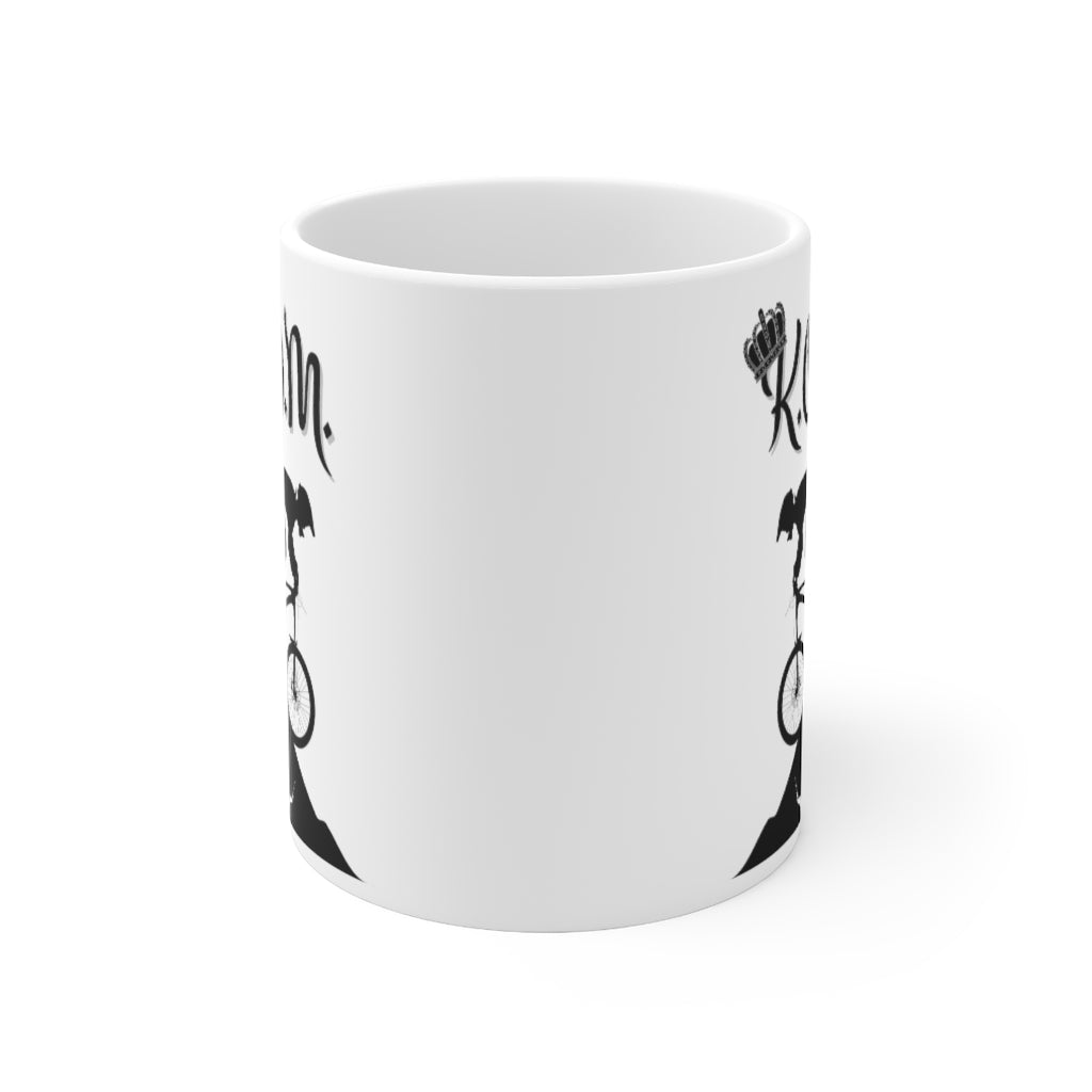 King of the Mountain - KOM - Mountain biking - Ceramic Mug 11oz