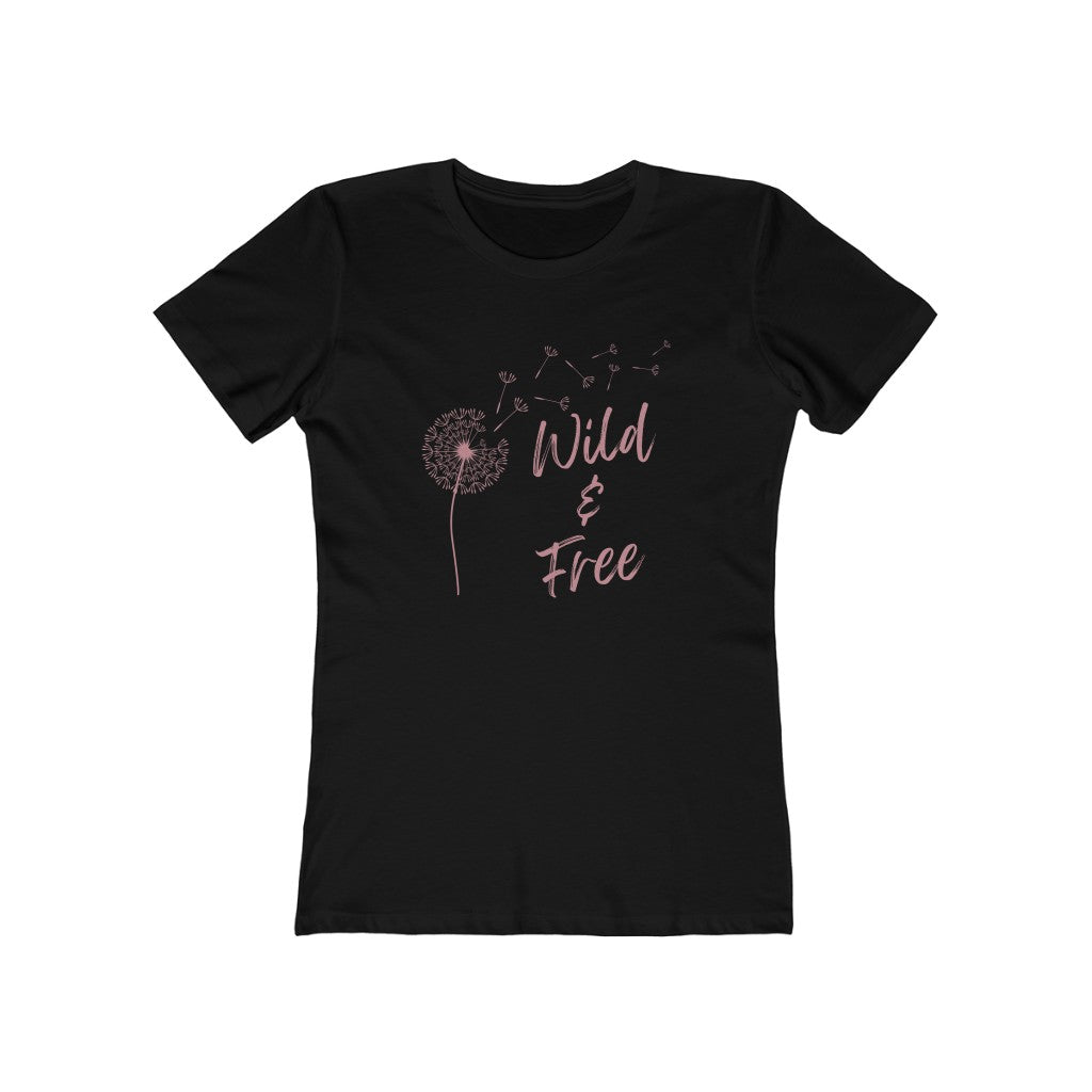 Wild and Free Dandelion - Women's The Boyfriend Tee
