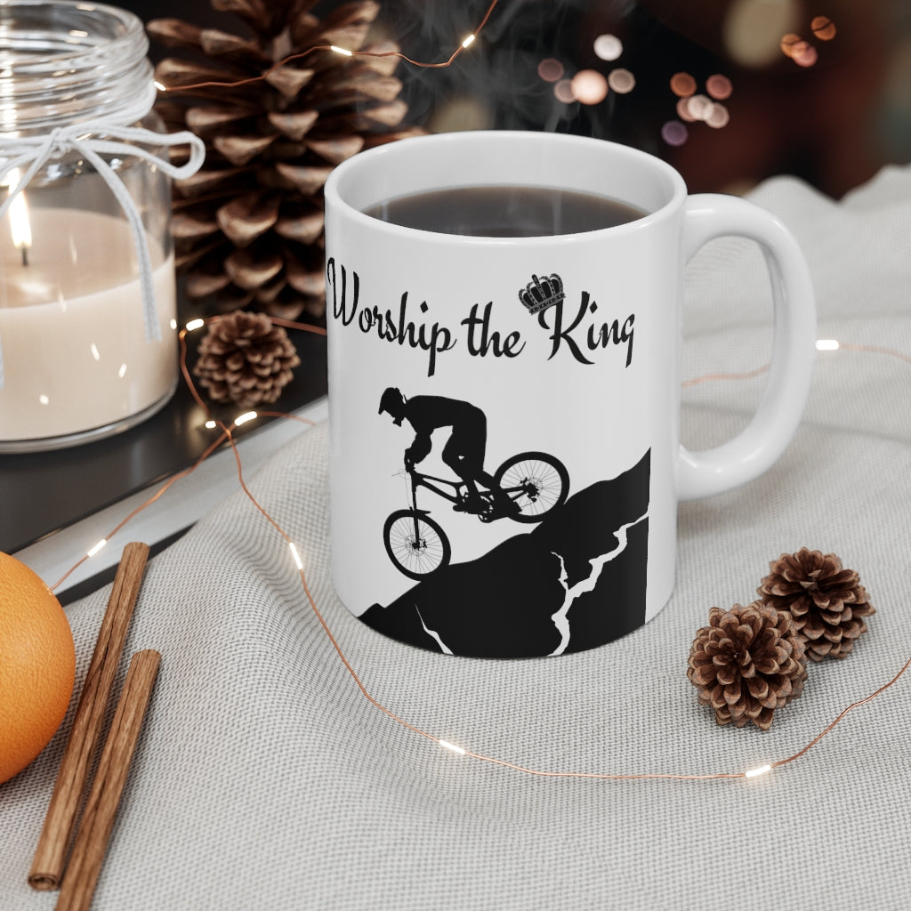 Worship the King - KOM - Ceramic Mug 11oz
