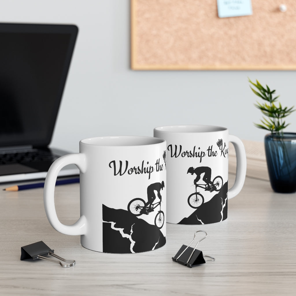 Worship the King - KOM - Ceramic Mug 11oz