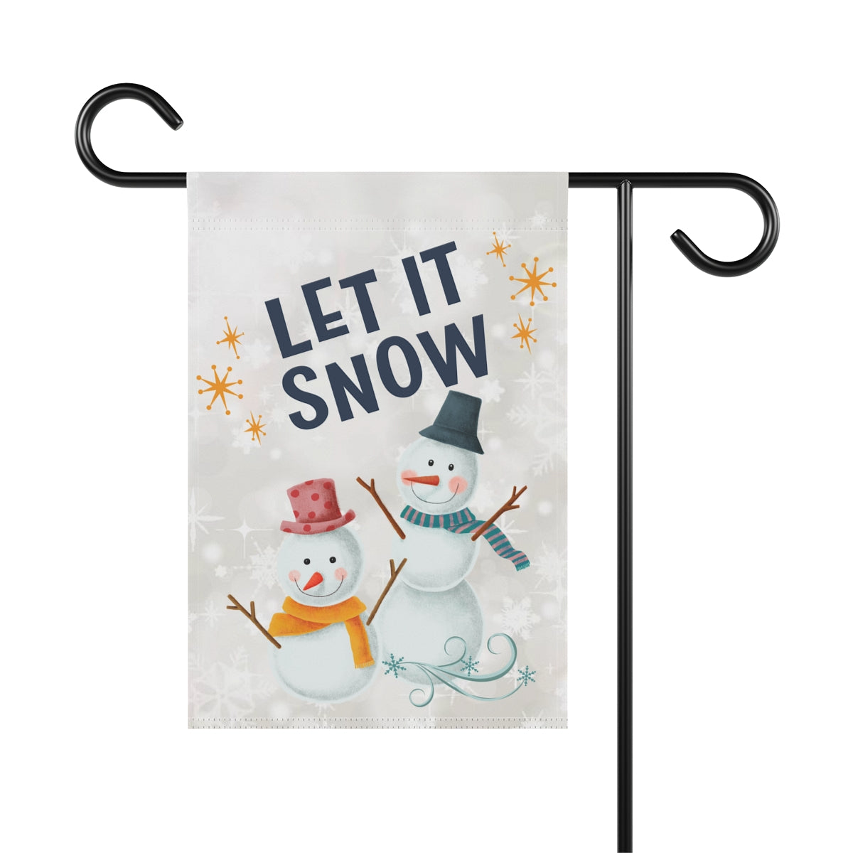 Let it Snow - Small 12" X 18" Holiday Banner Flag