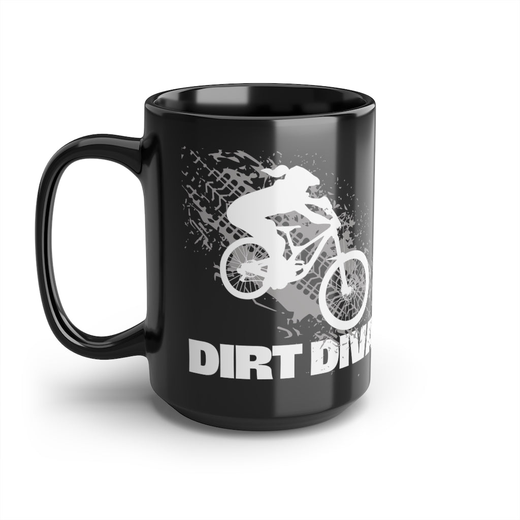 Dirt Diva - Black Mug, 15oz