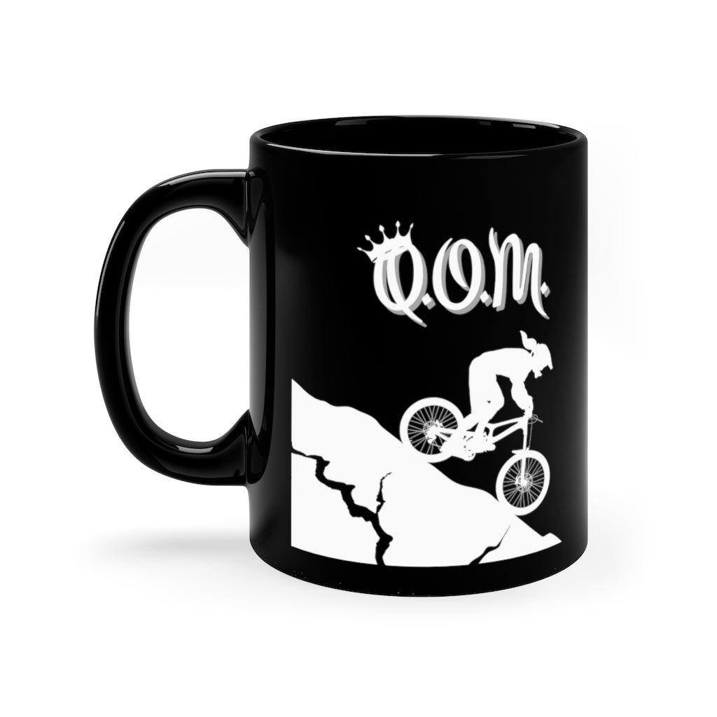 QOM - Queen of the Mountain - 11oz Black Mug