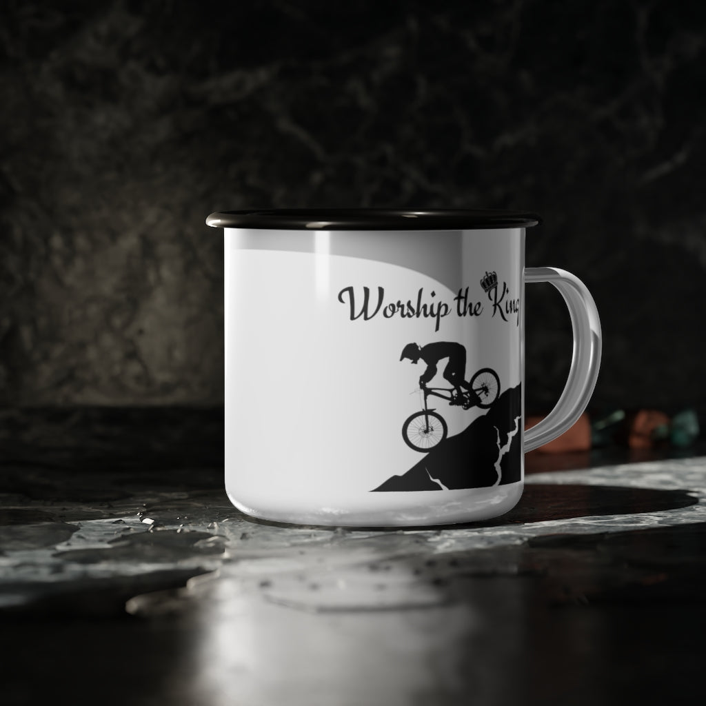 Worship the King - KOM - Enamel Camp Cup