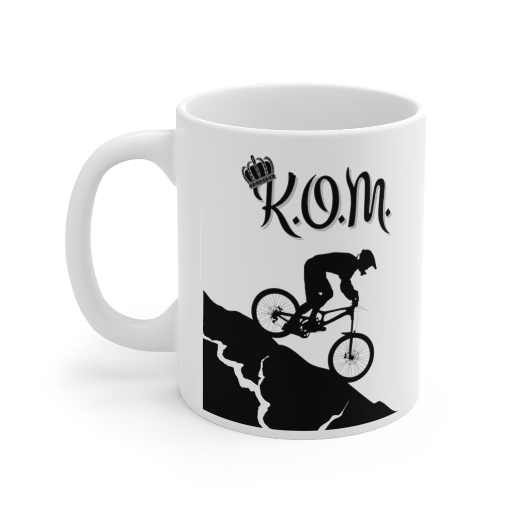 King of the Mountain - KOM - Mountain biking - Ceramic Mug 11oz