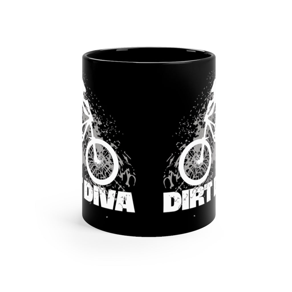 Dirt Diva - 11oz Black Mug
