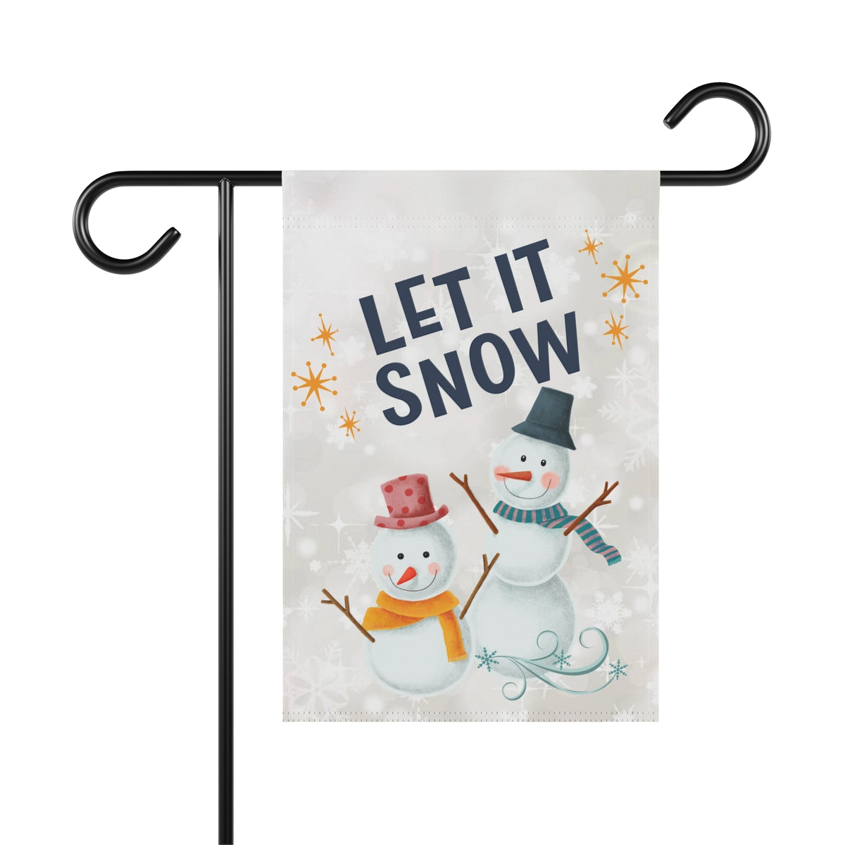 Let it Snow - Small 12" X 18" Holiday Banner Flag