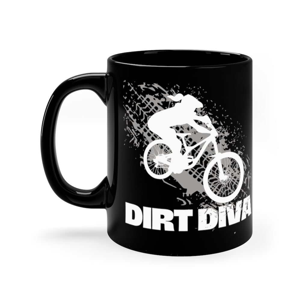 Dirt Diva - 11oz Black Mug